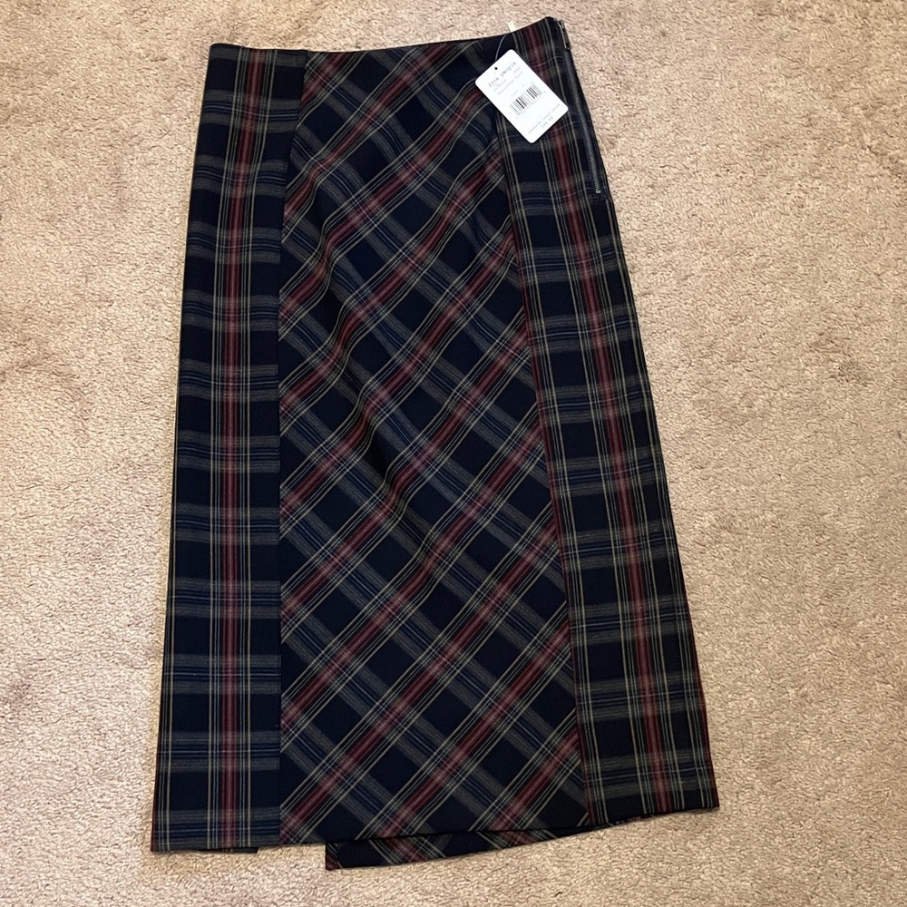 NWT Free People plaid skirt